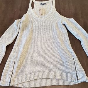 American Eagle Cold shoulder sweater